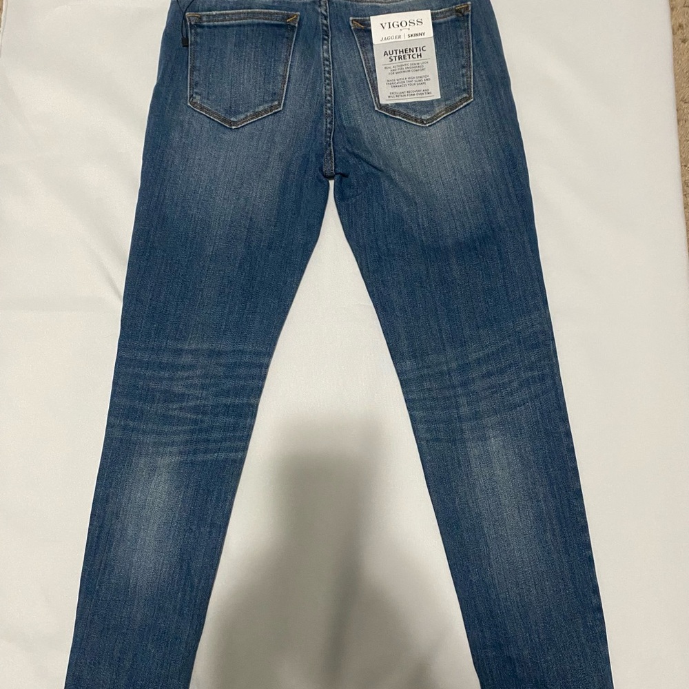 Vigoss Blue Skinny Jeans Classic Style